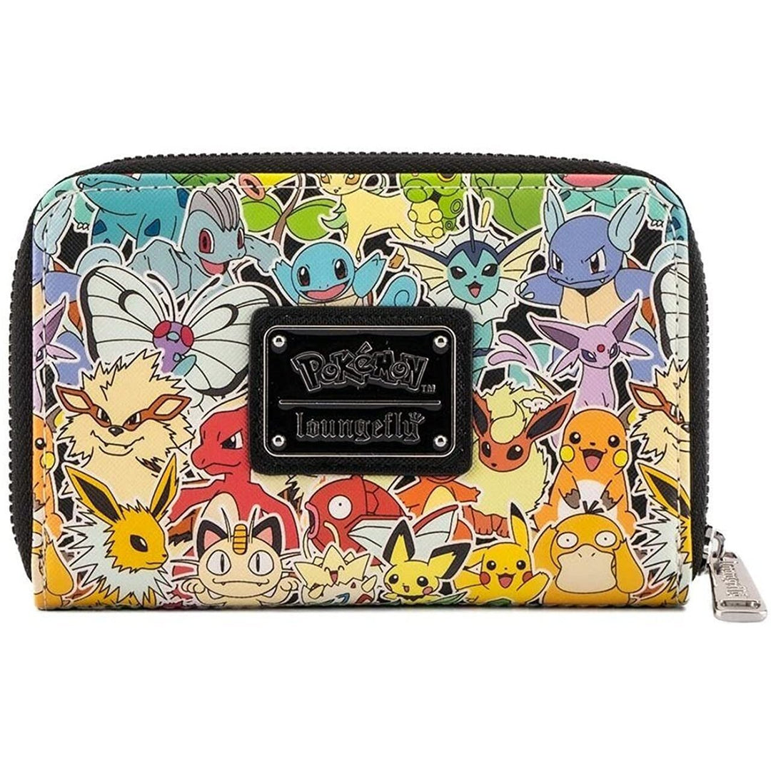 Loungefly Pokemon Ombe All Over Pattern Faux Leather Wallet - Fundom