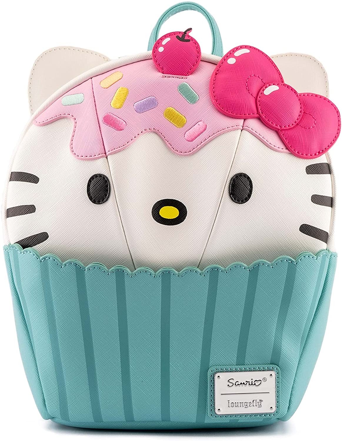 Loungefly Sanrio Hello Kitty Cupcake Adult Womens Double Strap Shoulder Bag Purse - Fundom