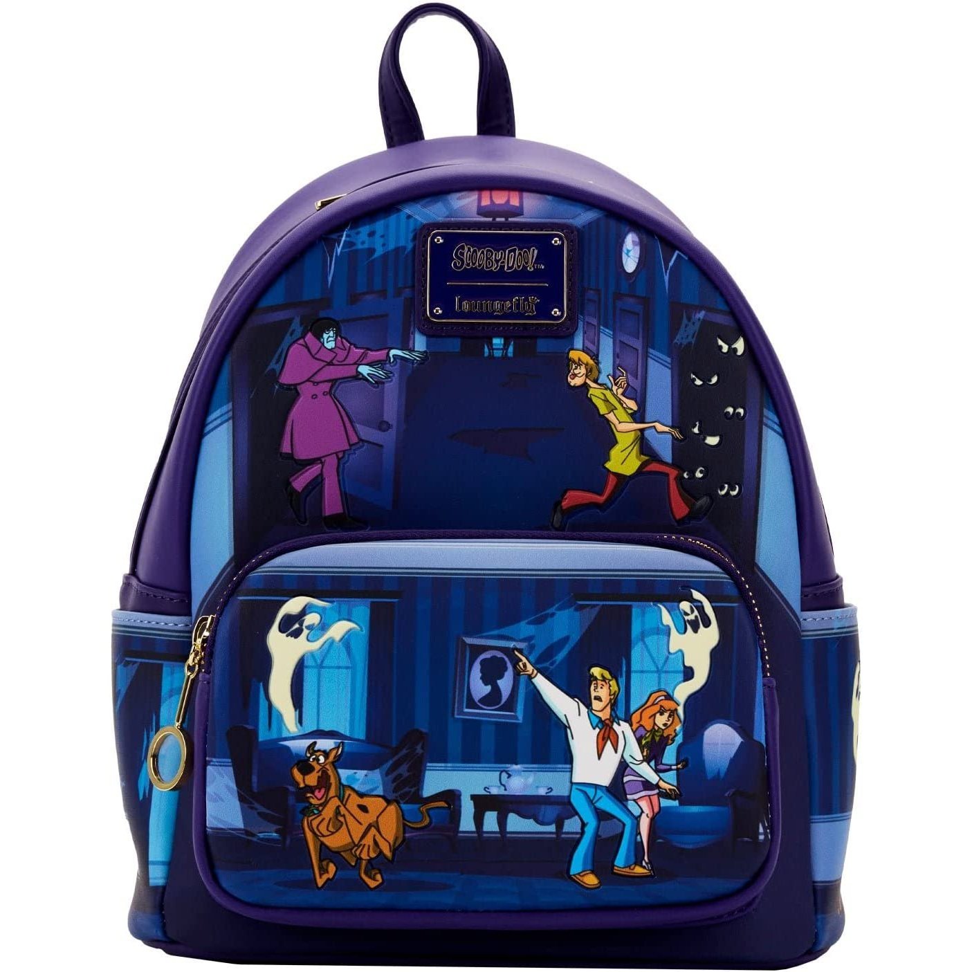 Loungefly Scooby Doo Monster Chase Womens Double Strap Shoulder Bag Purse Backpack - Fundom