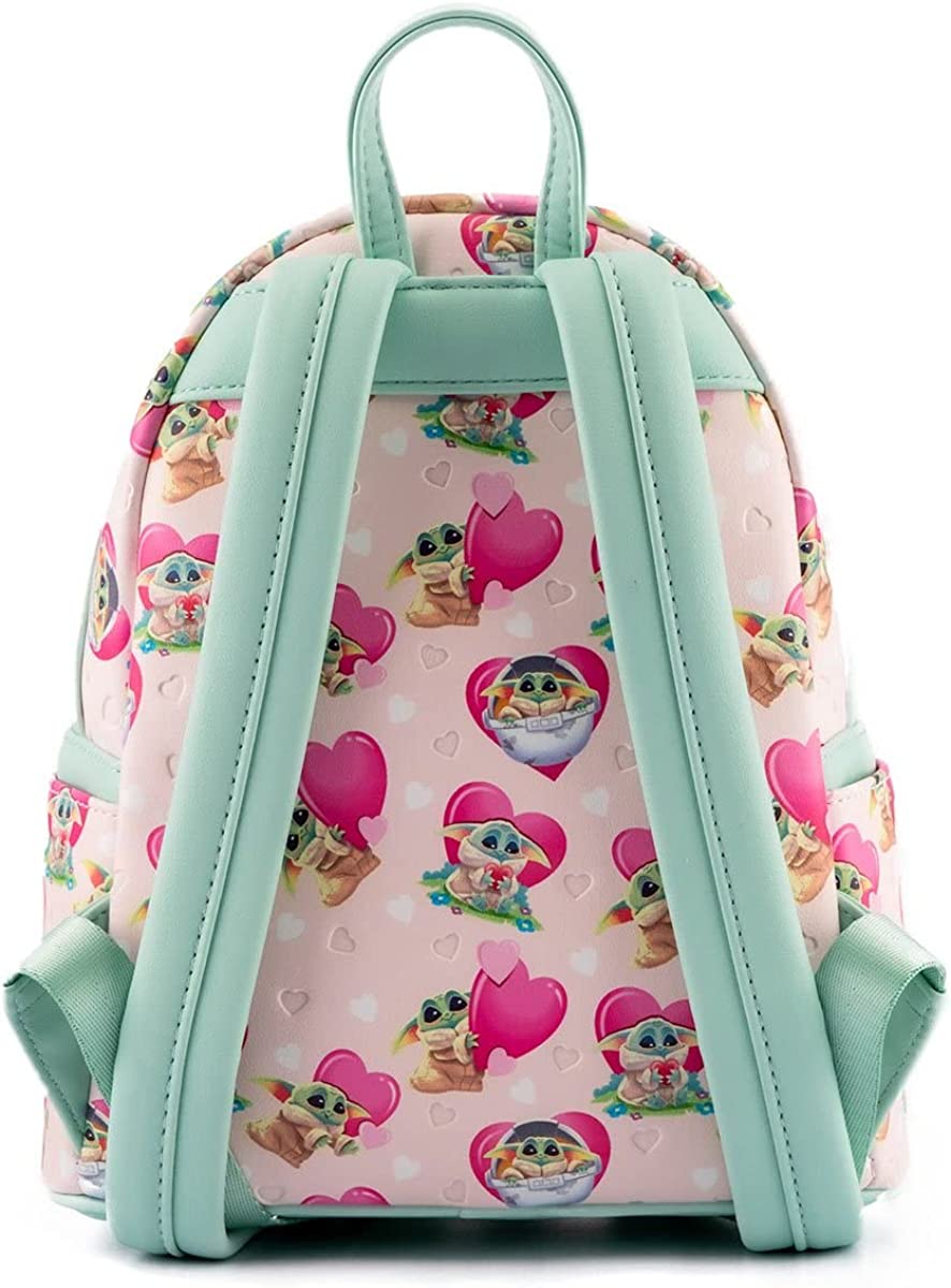 Loungefly Star Wars Mandalorian Grogu Valentines Womens Double Strap Shoulder Bag Purse - Fundom