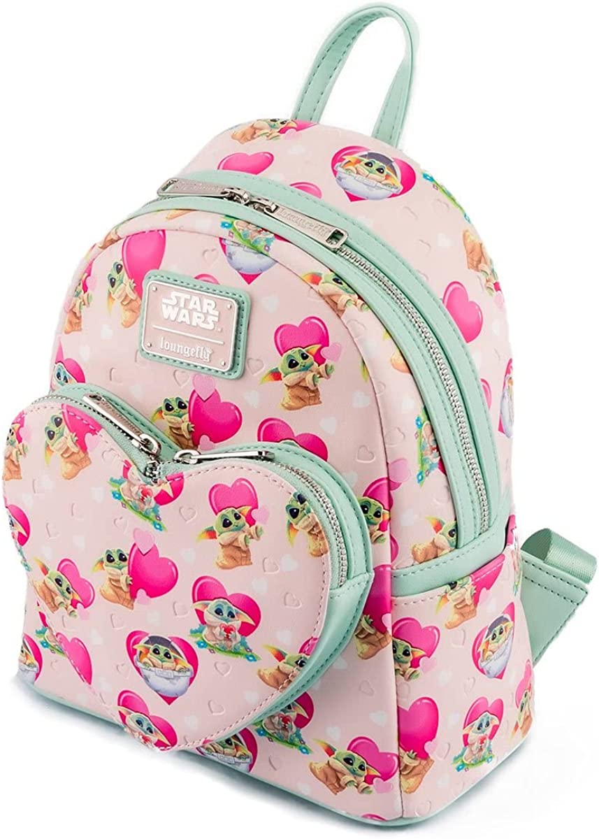 Loungefly Star Wars Mandalorian Grogu Valentines Womens Double Strap Shoulder Bag Purse - Fundom