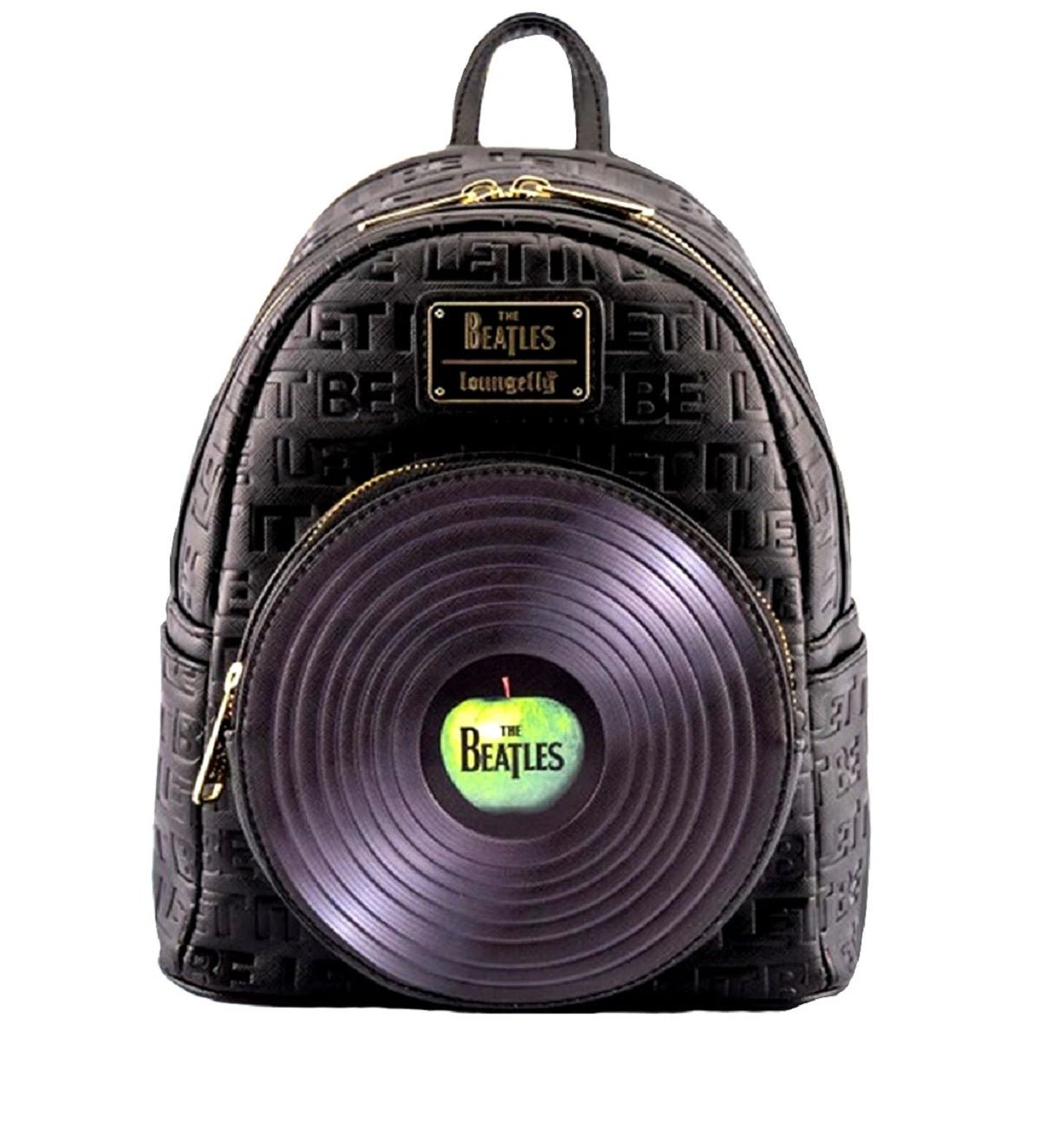 Loungefly The Beatles Let It Be Vinyl Record Womens Double Strap Shoulder Bag Purse - Fundom