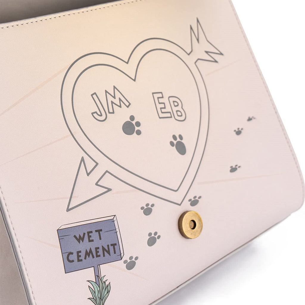 Loungefly x Lady and the Tramp Heart Paw Prints Crossbody Purse - Fundom