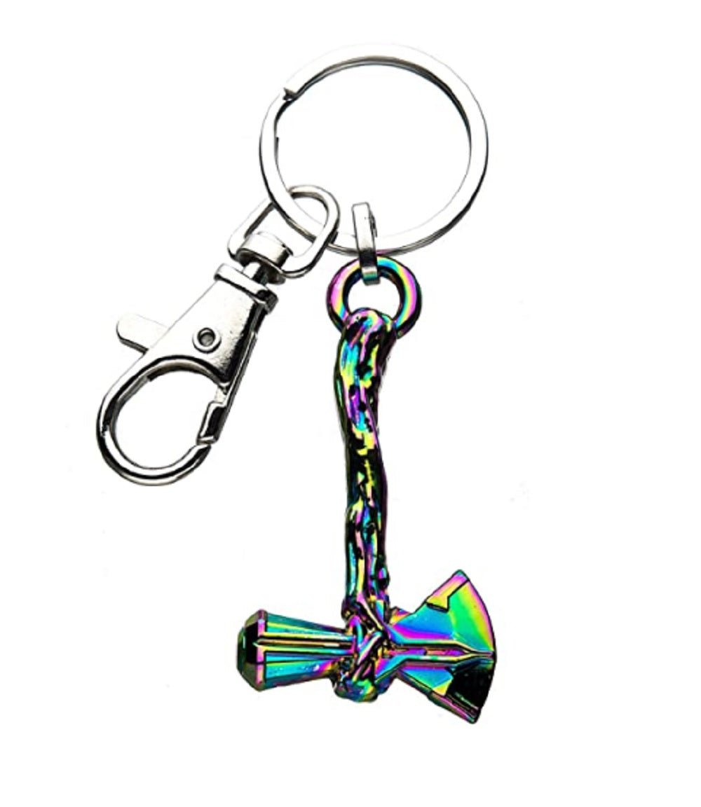 Marvel Avengers Endgame Thor Axe 3D Rainbow Stormbreaker Keychain - Fundom
