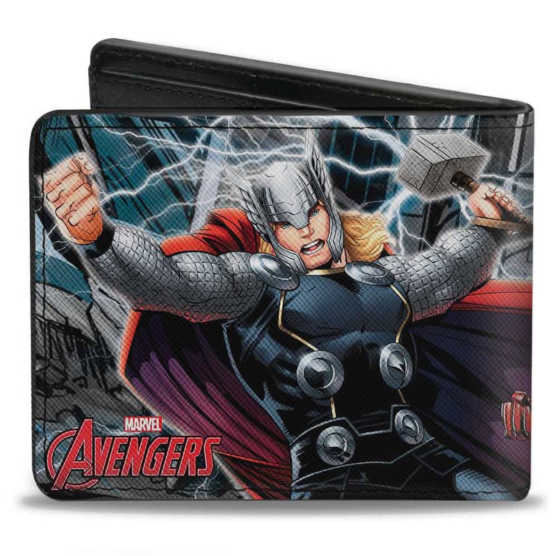 Marvel Avengers Superheroes Action Pose Bifold Wallet - Fundom