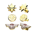 Marvel Comics Captain Marvel Base Metal Stud Earrings Set - Fundom