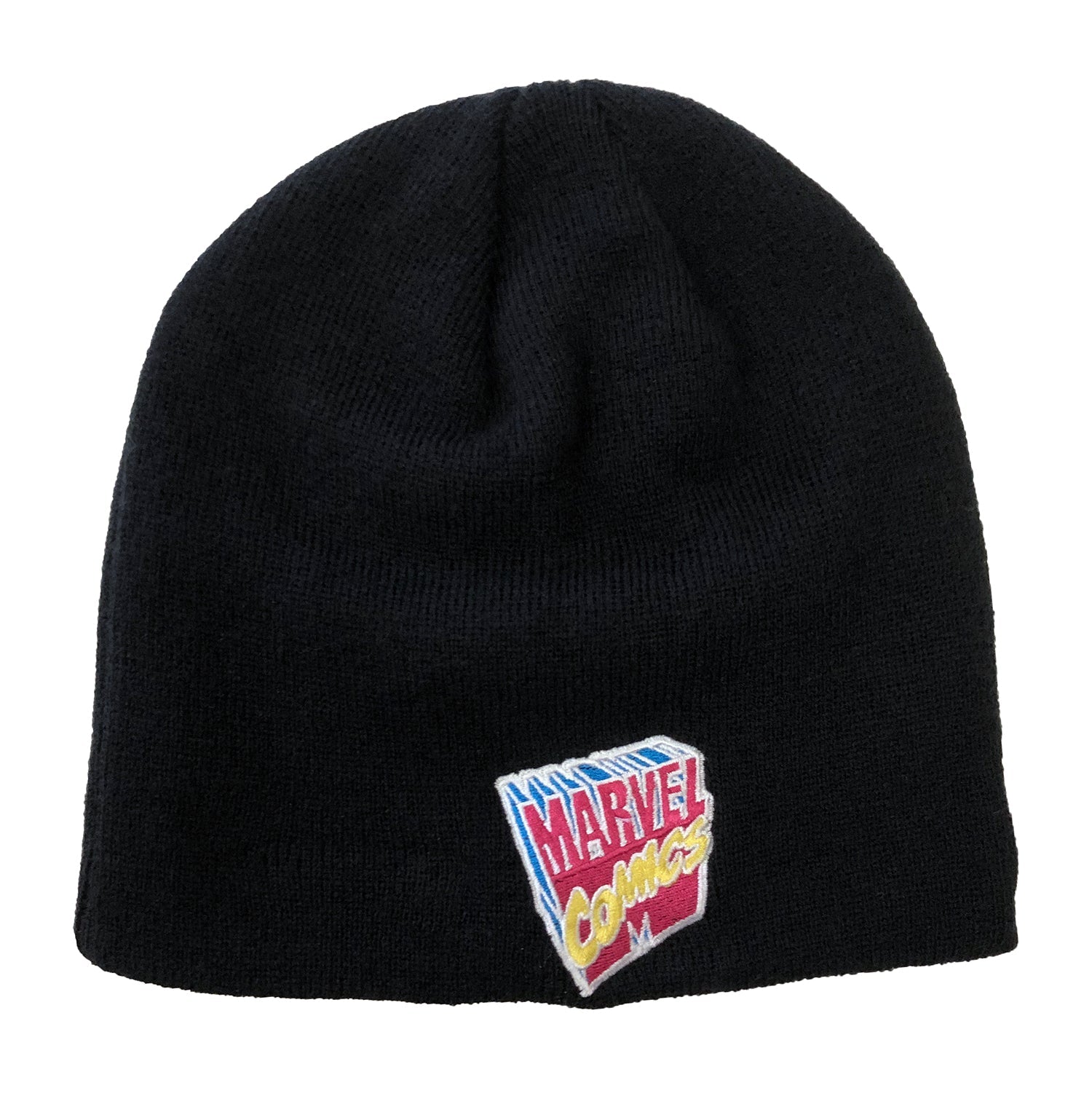 Marvel Comics Symbol New Era Cap Black Knit Beanie - Fundom