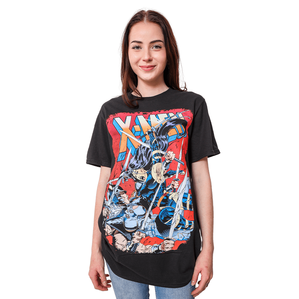 Marvel Comics X - Men Sword Showdown: Psylocke vs Spiral Adult T-Shirt - Fundom