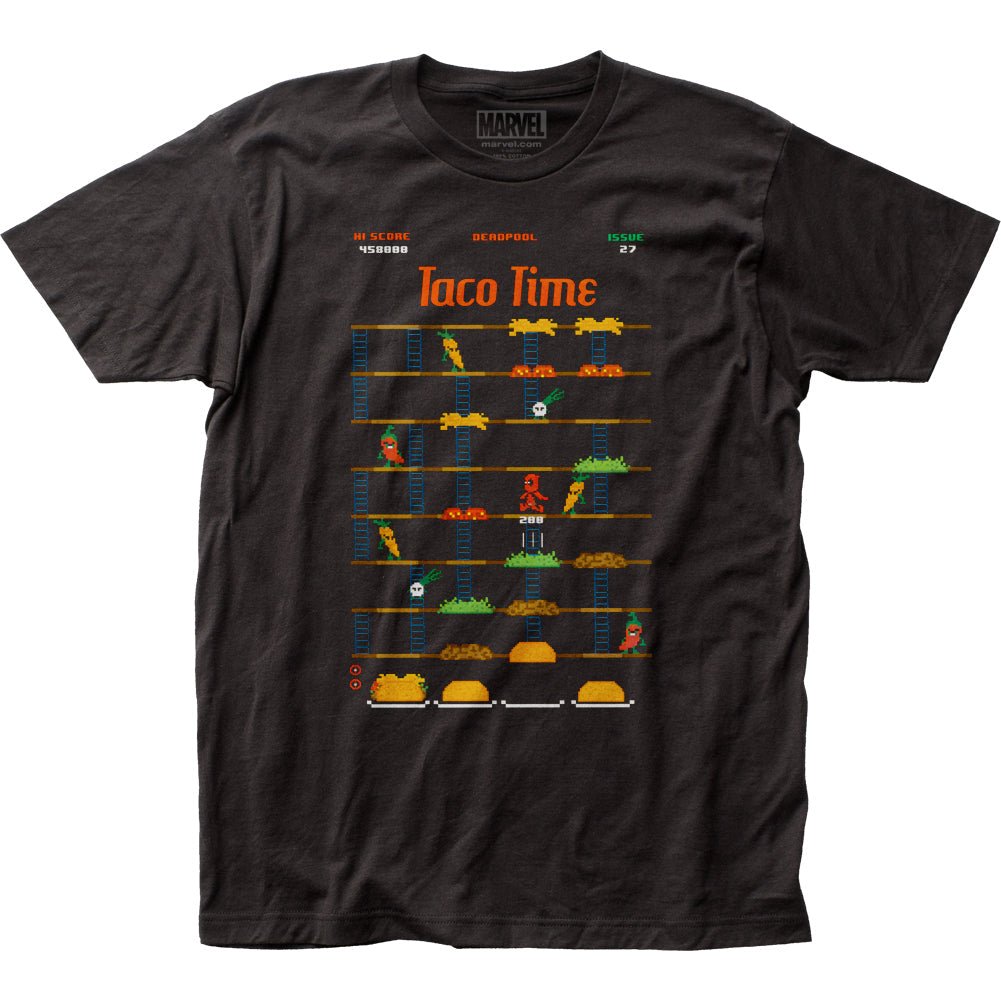 Marvel Deadpool Taco Time Adult T-Shirt - Fundom