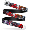 Marvel Spider - Man 6 Spider Action Poses Full Color Seatbelt Belt - Fundom