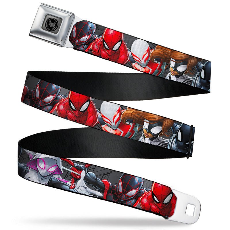 Marvel Spider - Man 6 Spider Action Poses Full Color Seatbelt Belt - Fundom
