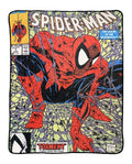 Marvel Spider - Man 90's Cover Torment Fleece Throw Blanket - Fundom