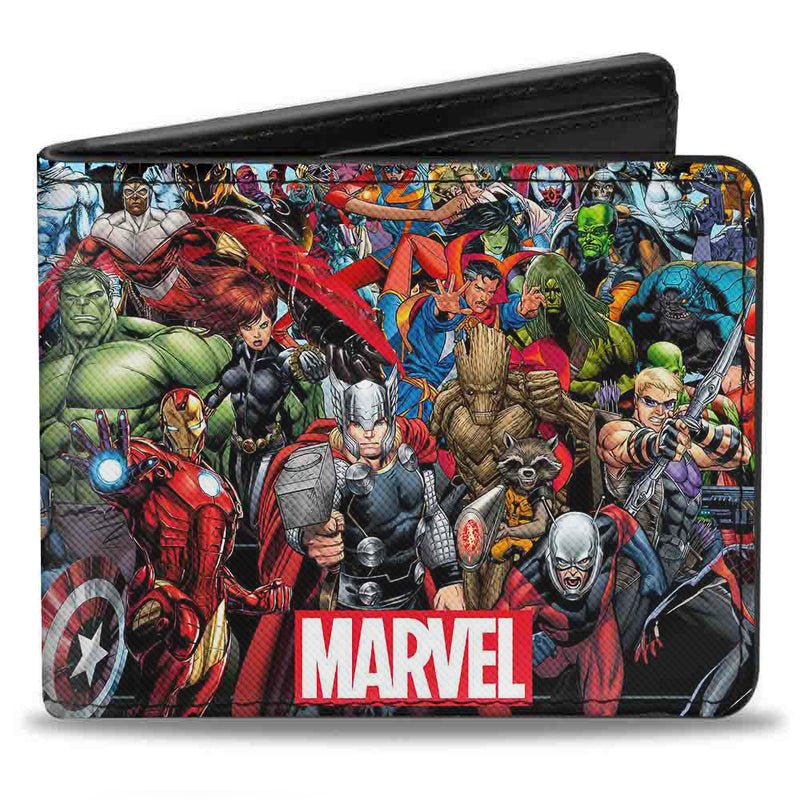Marvel Universe Heores And Villains Bi - fold Wallet - Fundom