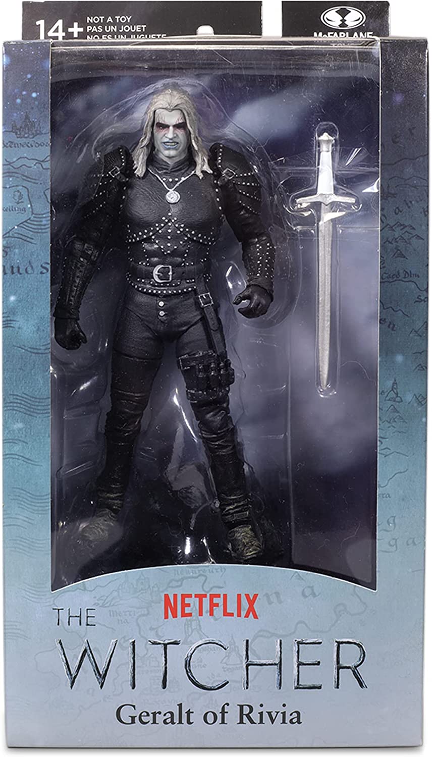 McFarlane Toys Netflix The Witcher Geralt of Rivia Witcher Mode (Season 2) 7" Action Figure with Accessories - Fundom