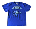 Mega Man Running And Gunning Gamer Adult T-Shirt - Fundom