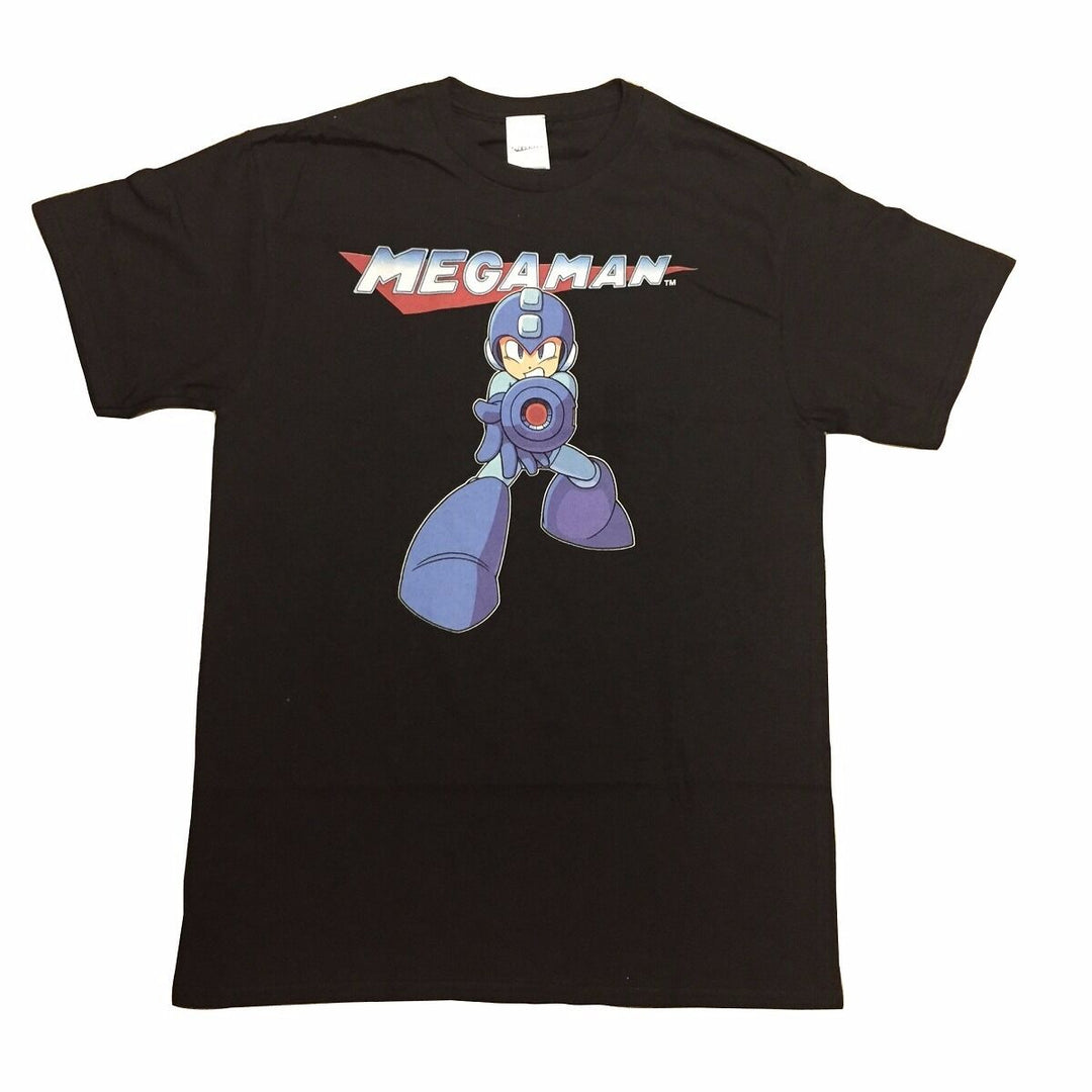 Mega Man Take Aim Gamer Adult T-Shirt - Fundom