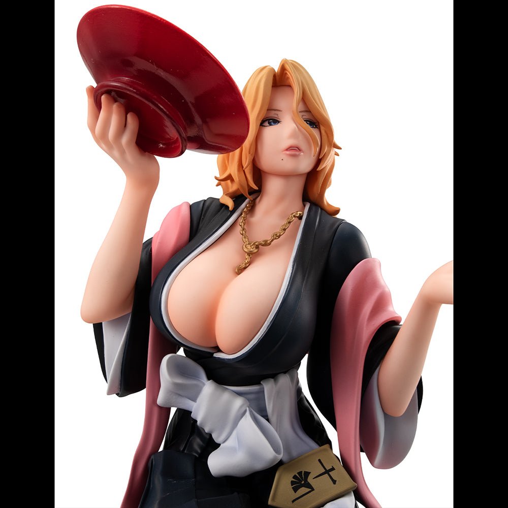 MegaHouse G.E.M.Series Bleach: Thousand - Year Blood War Rangiku Matsumoto Tipsy Ver. Figure - Fundom