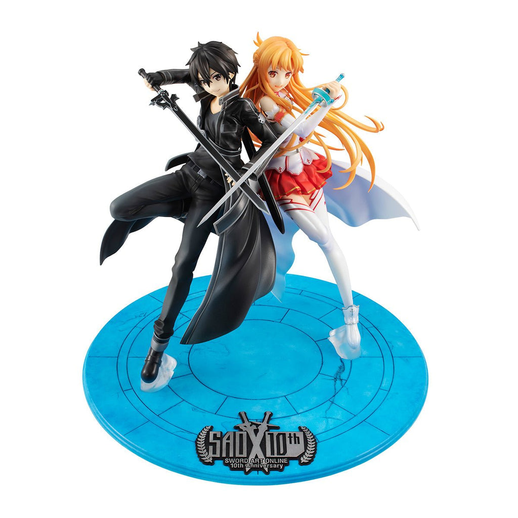 Megahouse Sword Art Online: 10th Anniversary Lucrea Kirito & Asuna Figure - Fundom