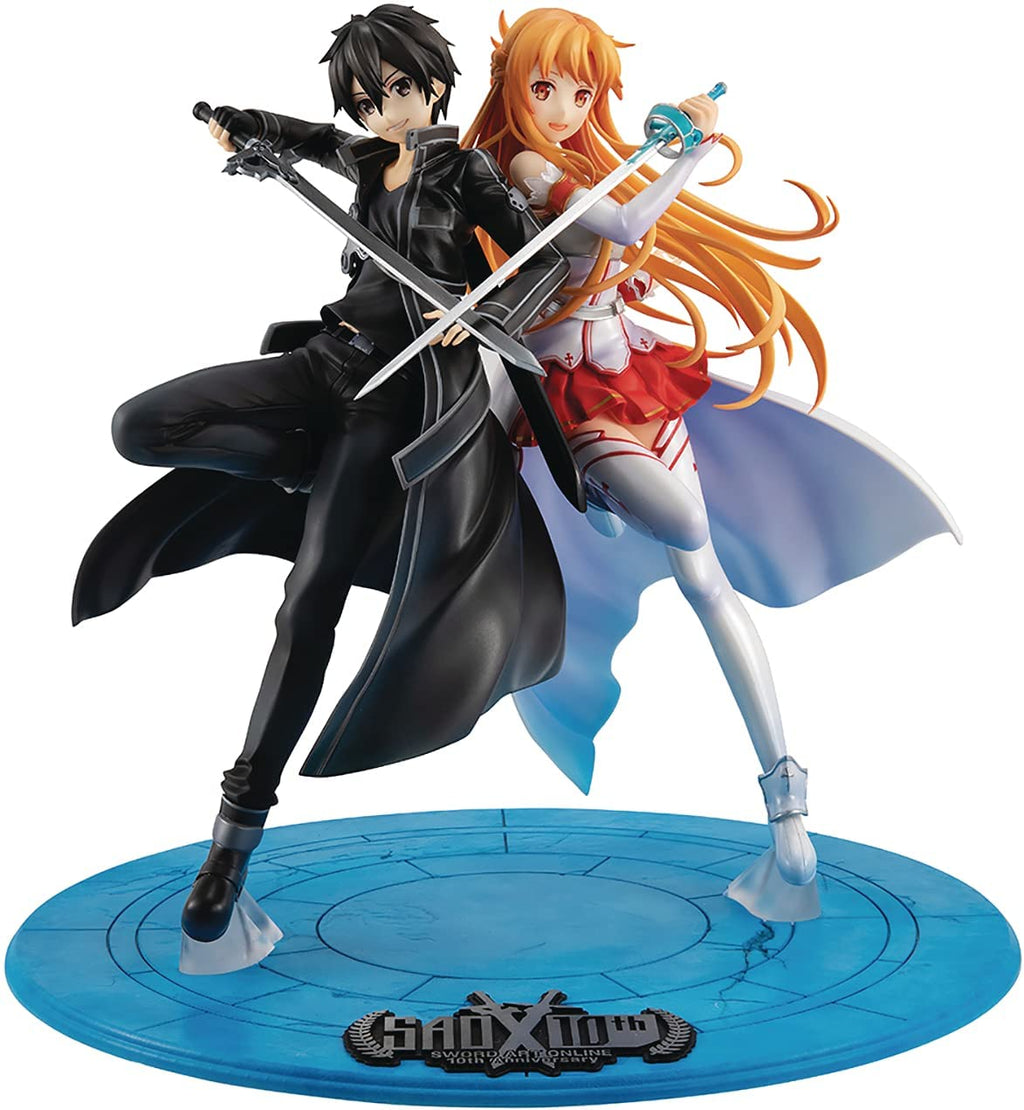 Megahouse Sword Art Online: 10th Anniversary Lucrea Kirito & Asuna Figure - Fundom