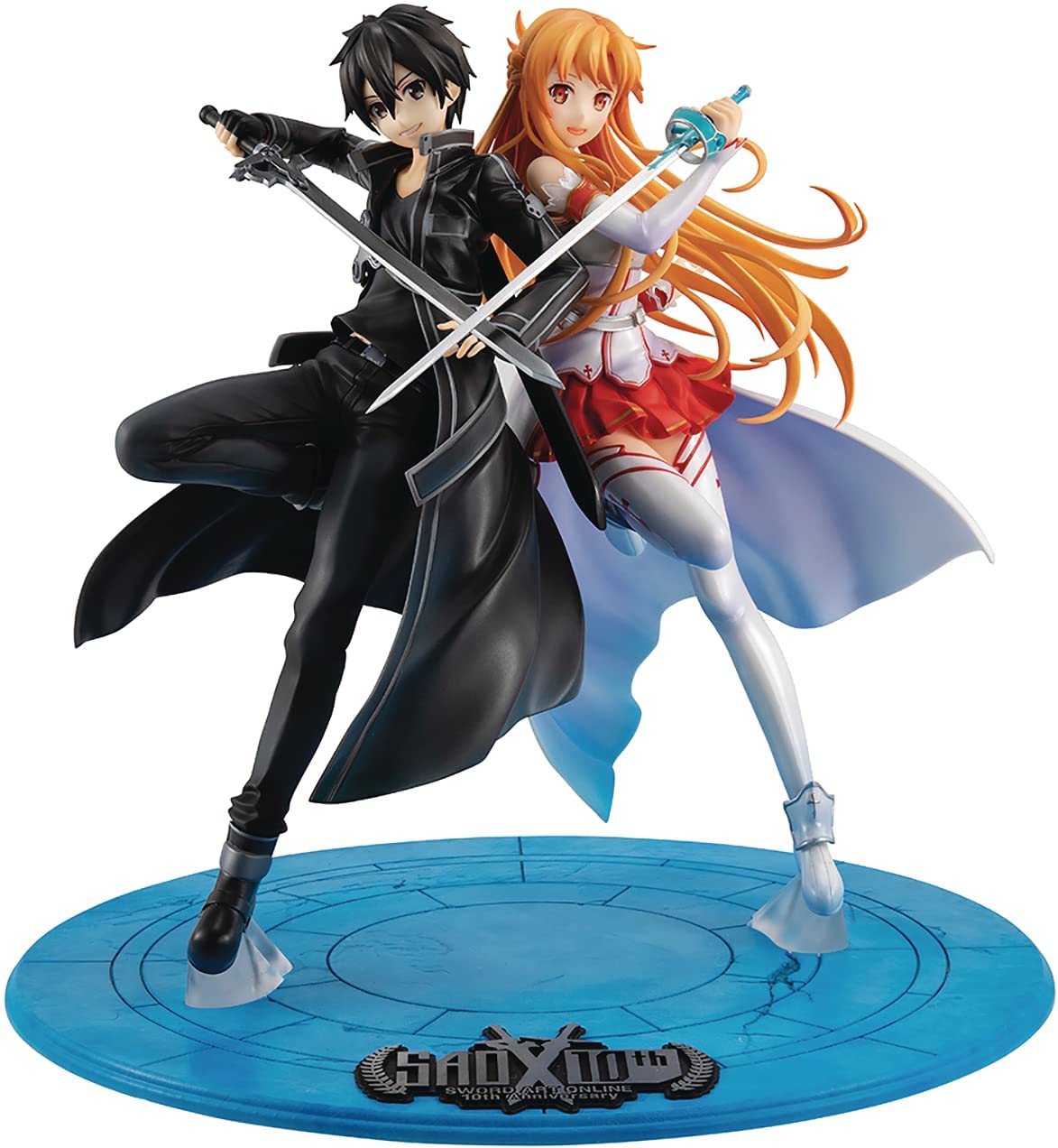 Megahouse Sword Art Online: 10th Anniversary Lucrea Kirito & Asuna Figure - Fundom