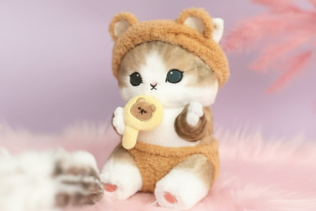 Mofusand Beauty Bear Cat Plush 9" - Fundom