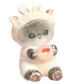 Mofusand Beauty Bunny Cat Plush 9" - Fundom