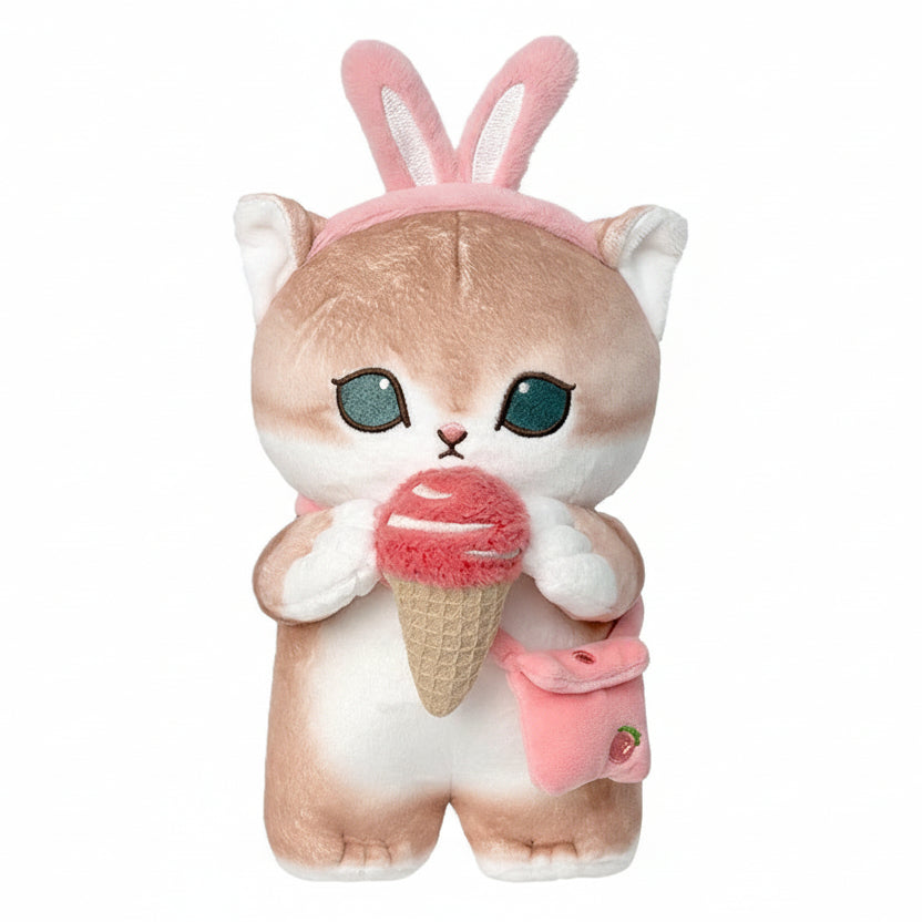 Mofusand Ice Cream Cat Plush 9" - Fundom