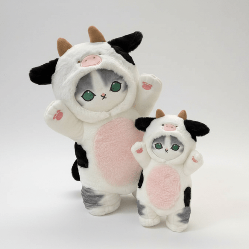 Mofusand Kawaii Cow Cat Plush 12" - Fundom