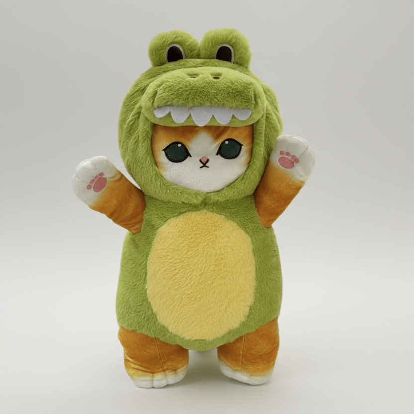 Mofusand Kawaii Dinosaur Cat Plush 12" - Fundom