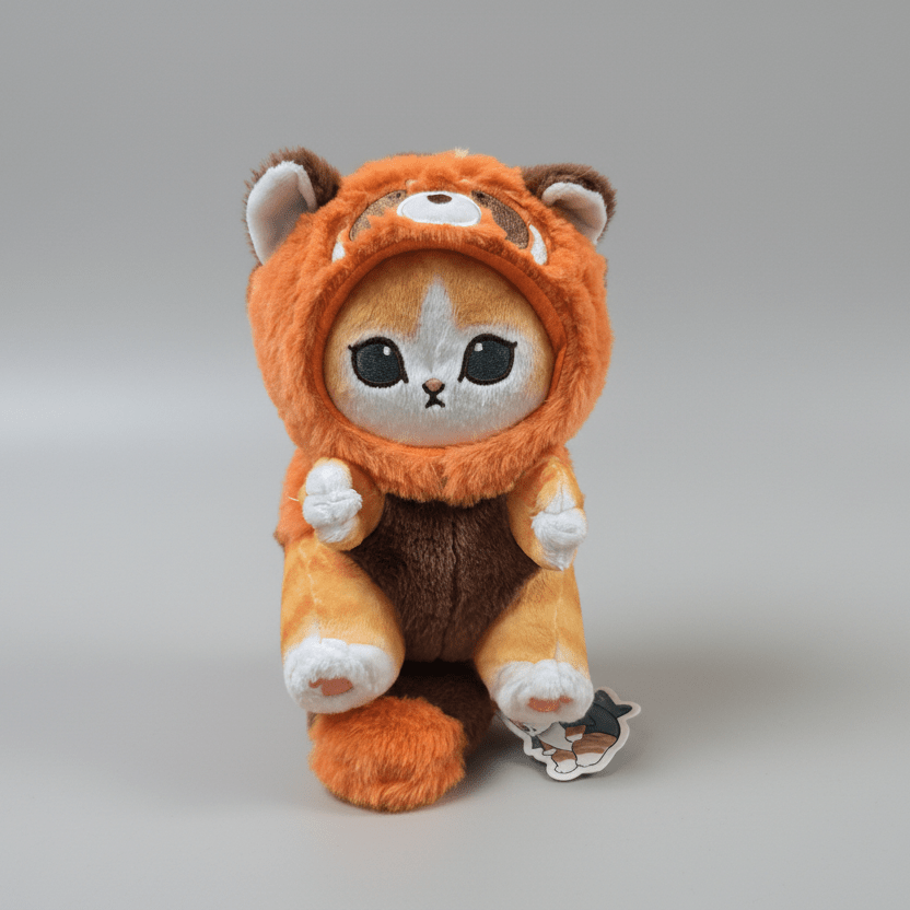 Mofusand Kawaii Red Panda Cat Plush 9" - Fundom
