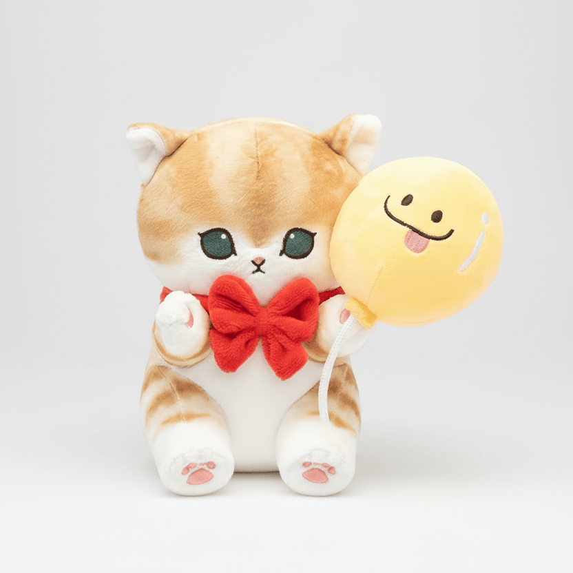 Mofusand Party Balloon Cat Plush 9" - Fundom