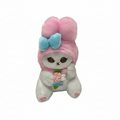 Mofusand Sanrio My Melody Cat Plush Keychain - Fundom