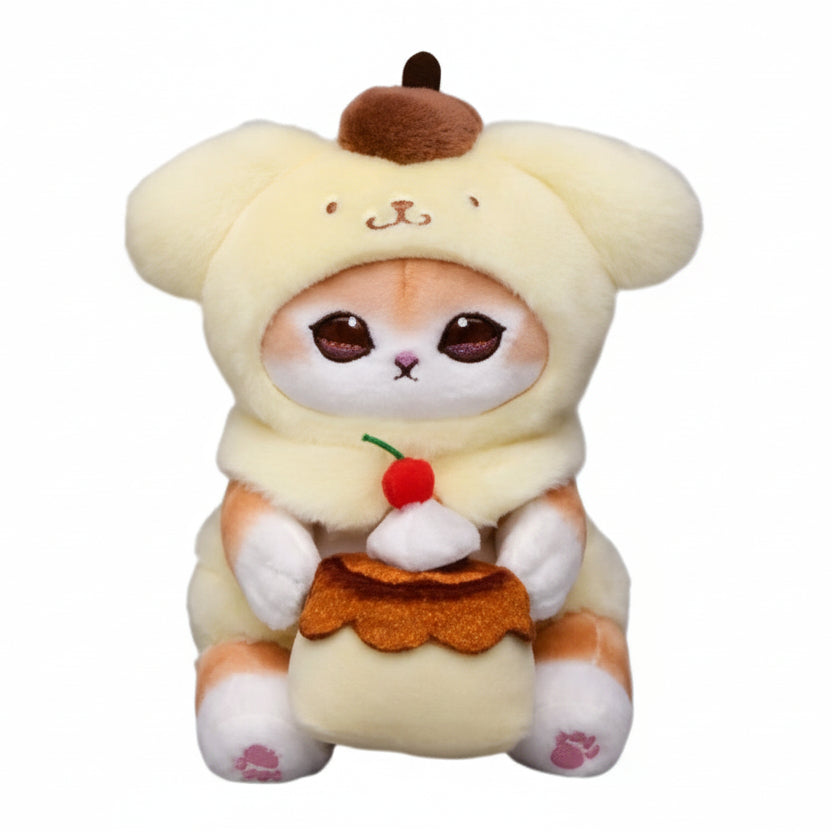 Mofusand Sanrio PomPom Purin Cat Plush 9" - Fundom