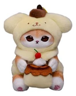 Mofusand Sanrio PomPom Purin Cat Plush 9" - Fundom