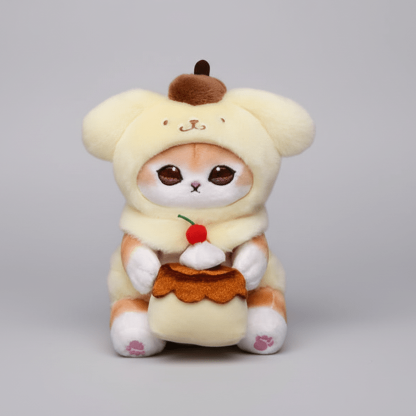 Mofusand Sanrio PomPom Purin Cat Plush 9" - Fundom