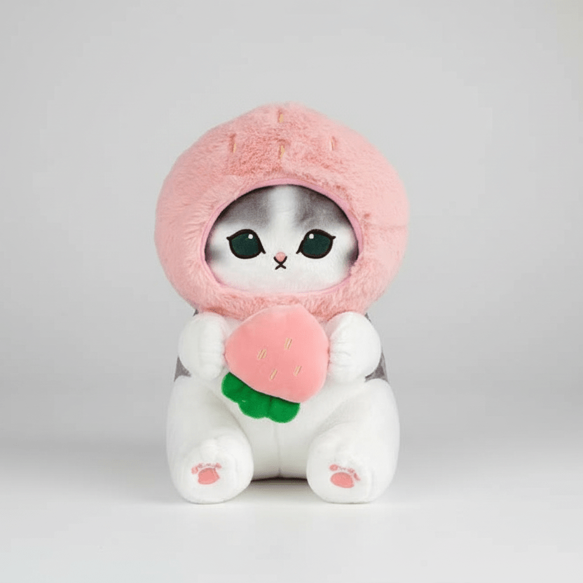 Mofusand Strawberry Cat Plush 12" - Fundom
