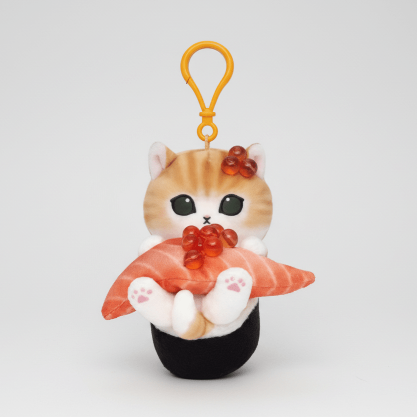 Mofusand - Tuna Sushi Cat - Plush Keychain