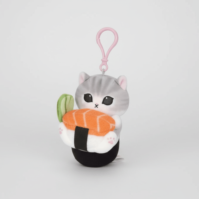 Mofusand - Shrimp Sushi Cat - Plush Keychain