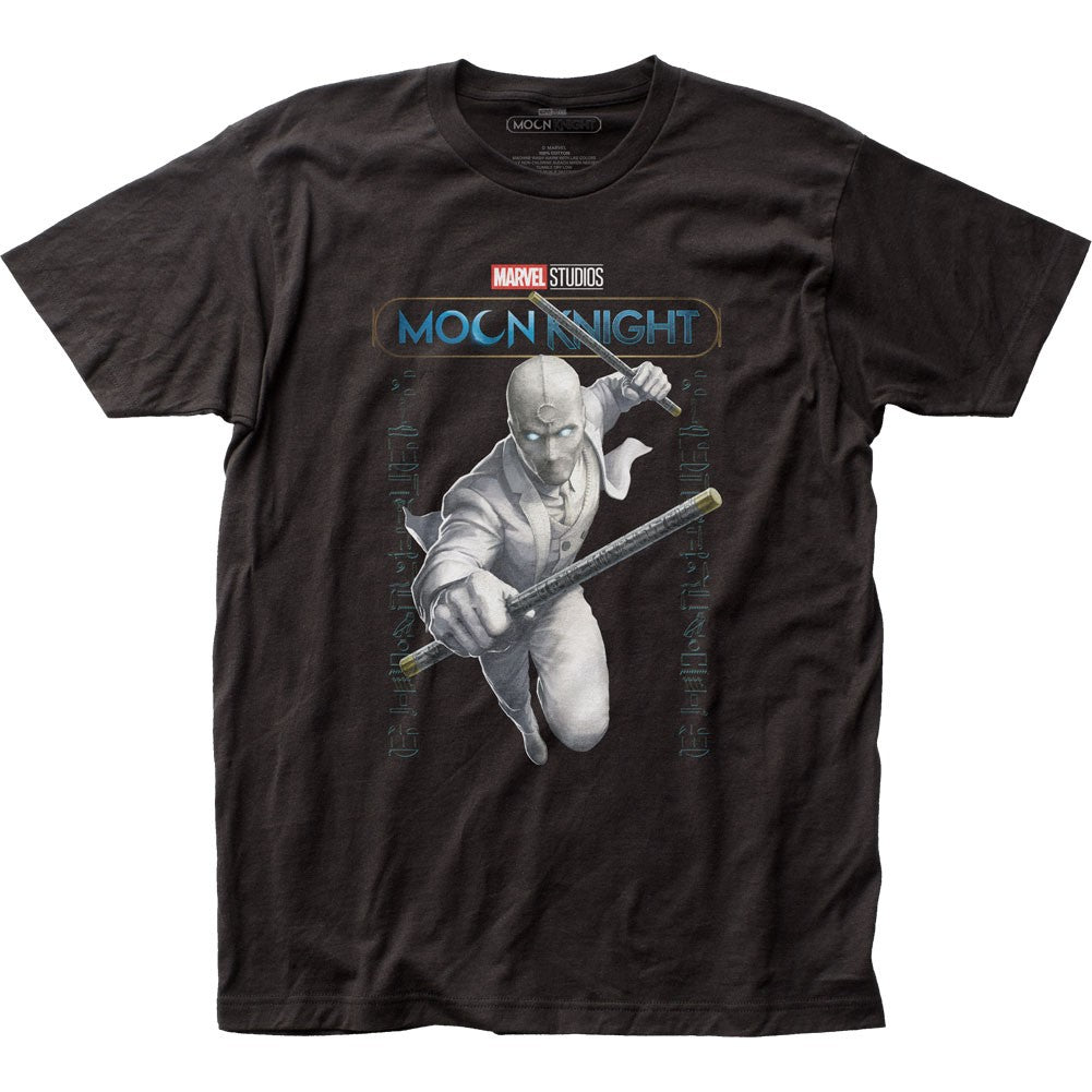 Moon Knight TV Mr. Knight Jump Officially Licensed Fitted Adult Unisex T-Shirt - Fundom