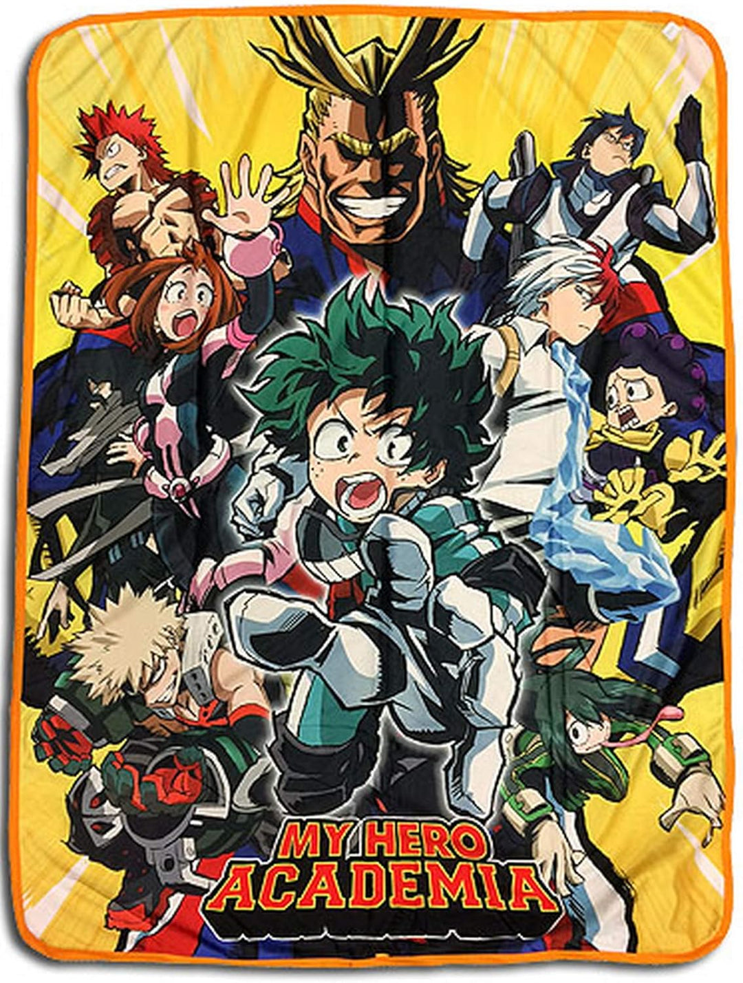 My Hero Academia - All Might Deku Bakugo Shoto Heroes Sublimation Throw Blanket 60in By 46in - Fundom