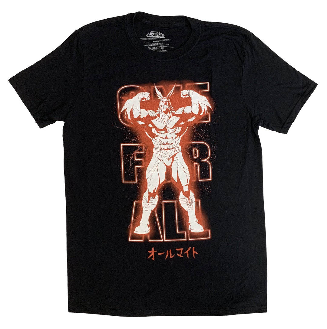 My Hero Academia All Might One For All Anime Adult T-Shirt - Fundom