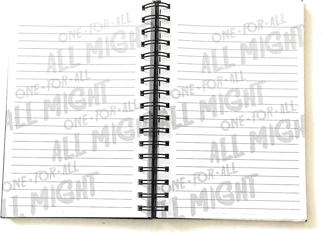 My Hero Academia All Might One For All Anime Hardcover Spiral Notebook - Fundom