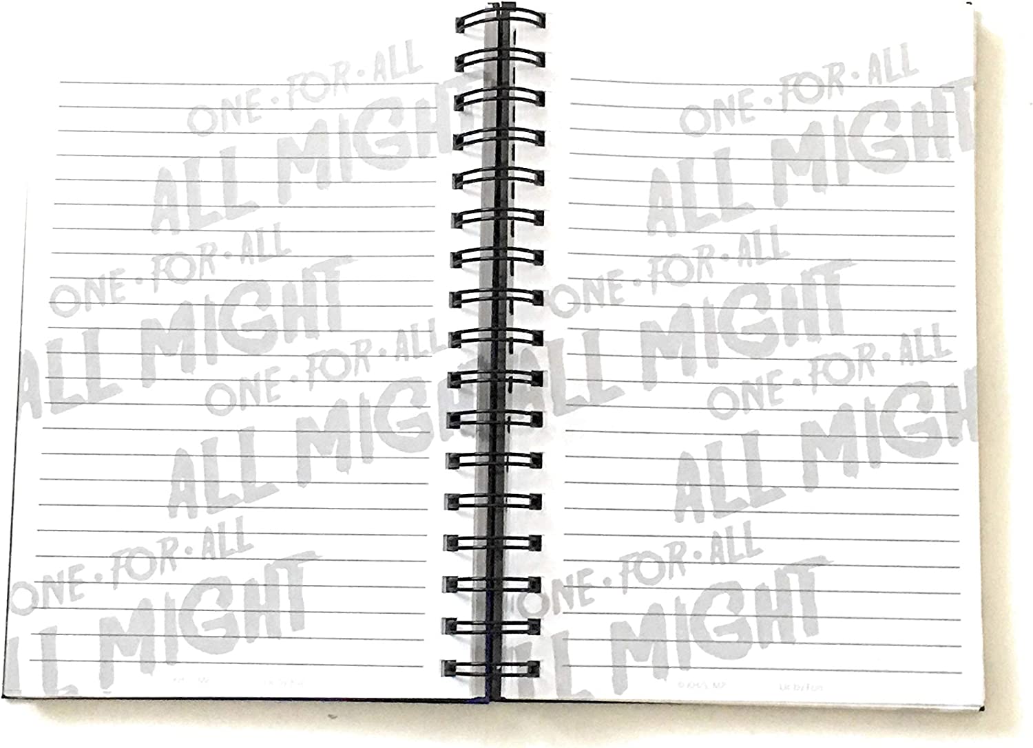 My Hero Academia All Might One For All Anime Hardcover Spiral Notebook - Fundom