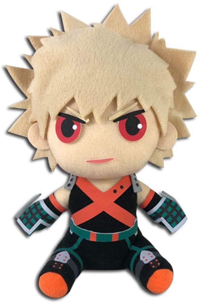 My Hero Academia S2 - Bakugo Hero Costume Sitting Anime Plush 8" - Fundom