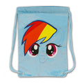 My Little Pony Rainbow Dash Character Face Mlp Drawstring Sling Bag - Fundom