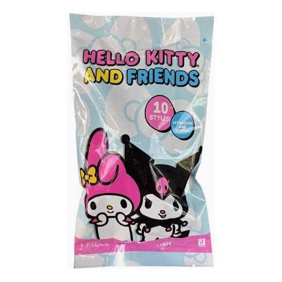 My Melody and Kuromi 3" Plush Clip - On Hanger Keychain Blind Pack - 1 Random - Fundom
