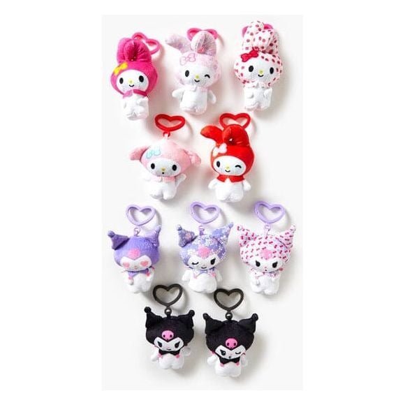 My Melody and Kuromi 3" Plush Clip - On Hanger Keychain Blind Pack - 1 Random - Fundom