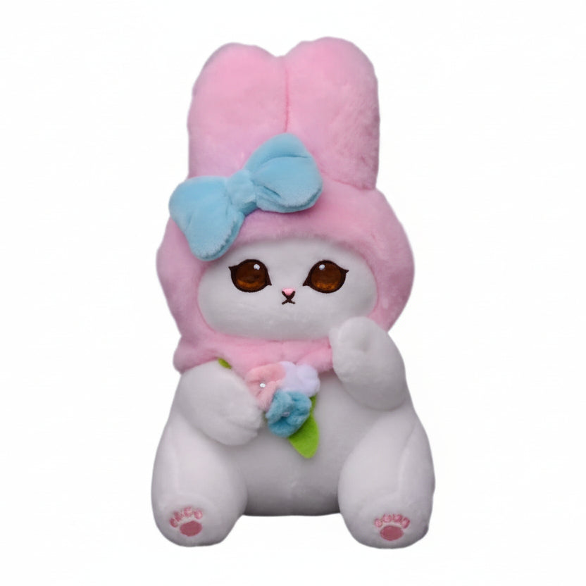 Mofusand Sanrio My Melody Cat Plush Keychain