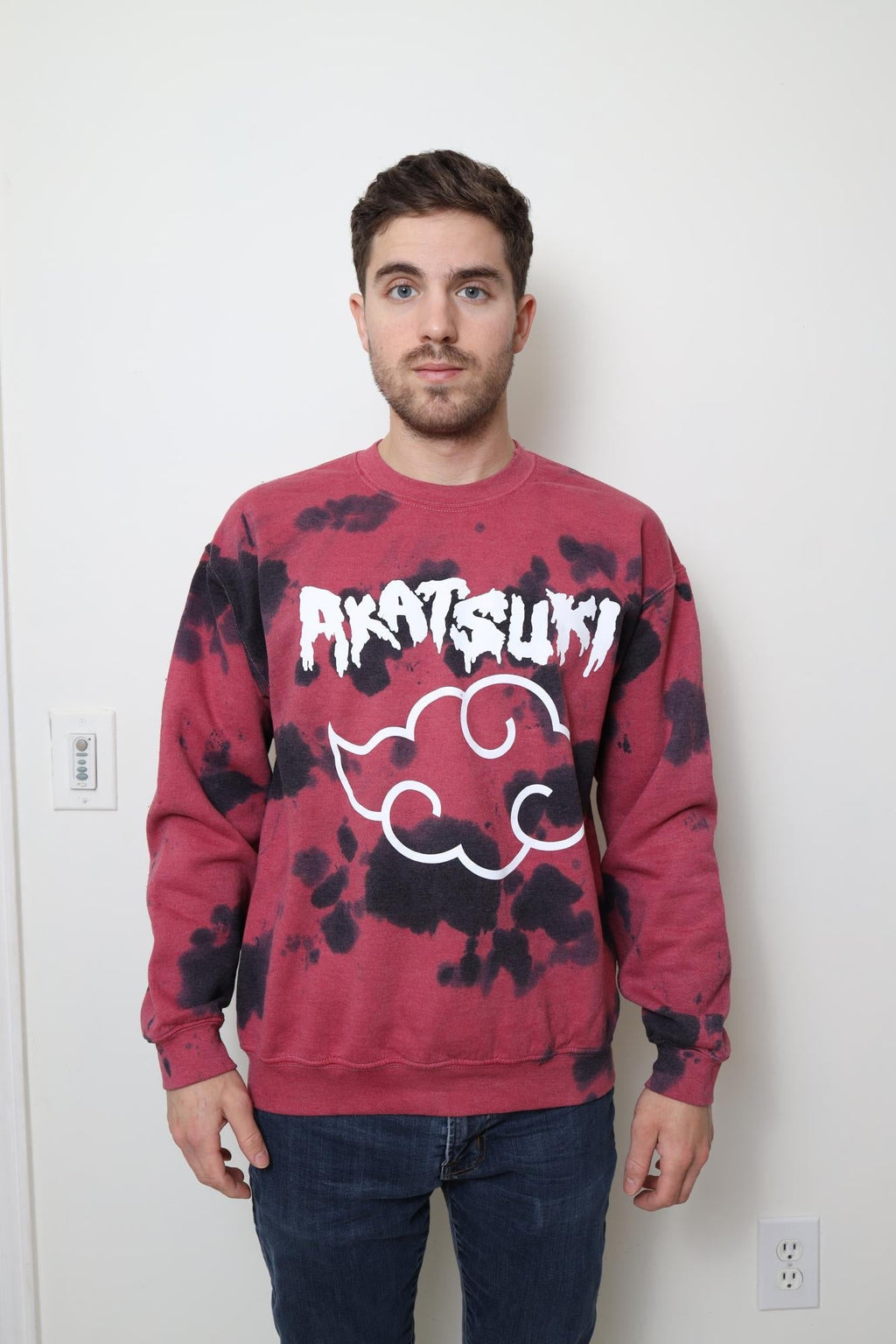 Naruto Shippuden Akatsuki Cloud Drip Licensed Adult Sweatshirt - Fundom