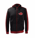 Naruto Shippuden Akatsuki Clouds Anime Track Zip Up Hoodie - Fundom